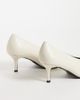 Public Desire Public Desire Solaire heeled pumps in off-white - 4