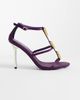 Public Desire Public Desire Sorela heeled sandals with jewel detail in purple - 1