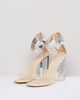 Public Desire Public Desire Spirit Clear Strap Embellished Heeled Sandals-Neutral - 2