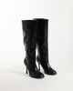 Public Desire Public Desire Tokyo round toe heeled knee boots in black - 2