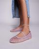 Public Desire Public Desire Twiggie ballet flat in mesh lilac-Yellow - 1