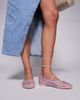 Public Desire Public Desire Twiggie ballet flat in mesh lilac-Yellow - 3
