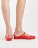 Public Desire Public Desire Vivienne flat jelly mules in red - 4