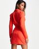 Public Desire Public Desire wrap blazer mini dress in red - 2