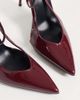 Public Desire Wide Fit Public Desire Wide Fit Allegedly heeled pumps in burgundy patent-Red - 2