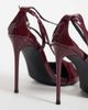 Public Desire Wide Fit Public Desire Wide Fit Allegedly heeled pumps in burgundy patent-Red - 4