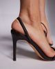 Public Desire Wide Fit Public Desire Wide Fit Barely heeled sandals in brown - 3
