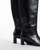 Public Desire Wide Fit Public Desire Wide Fit Boomer heeled knee boots in black faux suede - 3