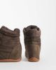 Public Desire Wide Fit Public Desire Wide Fit Carmina wedge sneakers in taupe suedette-Neutral - 2
