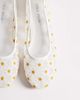 Public Desire Wide Fit Public Desire Wide Fit Dainty mesh ballet flats with daisy embroidered-White - 2