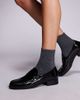 Public Desire Wide Fit Public Desire Wide Fit Haboo loafers in black croc - 1
