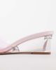 Public Desire Wide Fit Public Desire Wide Fit Juno wedge sandals in pink - 4