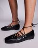 Public Desire Wide Fit Public Desire Wide Fit lace up shoes in black - 3