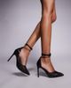 Public Desire Wide Fit Public Desire Wide Fit Laced Up lace heeled shoes in black - 2