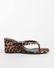 Public Desire Wide Fit Public Desire Wide Fit Luisa wedge sandals in leopard print-Multi - 1