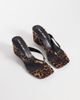 Public Desire Wide Fit Public Desire Wide Fit Luisa wedge sandals in leopard print-Multi - 2