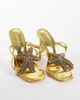 Public Desire Wide Fit Public Desire Wide Fit Lumi heeled sandals with embellished starfish in gold - 4