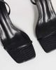 Public Desire Wide Fit Public Desire Wide Fit Natalya barely there heeled sandals in black croc - 2