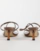 Public Desire Wide Fit Public Desire Wide Fit Natalya barely there heeled sandals in bronze-Brown - 3