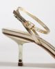 Public Desire Wide Fit Public Desire Wide Fit Natalya barely there mid heels in gold - 3