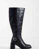 Public Desire Wide Fit Public Desire Wide Fit Ruth block heel knee boots in black - 1