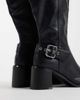 Public Desire Wide Fit Public Desire Wide Fit Ruth block heel knee boots in black - 2