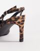 Public Desire Wide Fit Public Desire Wide Fit Salsa sling back kitten heels in leopard-Multi - 3