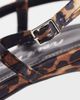 Public Desire Wide Fit Public Desire Wide Fit Salsa sling back kitten heels in leopard-Multi - 4