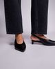 Public Desire Wide Fit Public Desire Wide Fit Saskia slingback kitten heel shoes in black - 3