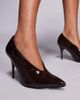 Public Desire Wide Fit Public Desire Wide Fit Sedona pointed toe heeled pumps in brown - 4