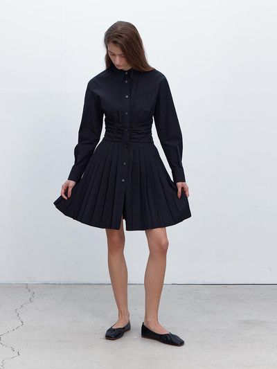 PUBLICKA X ADDISON MIDI DRESS [BLACK]