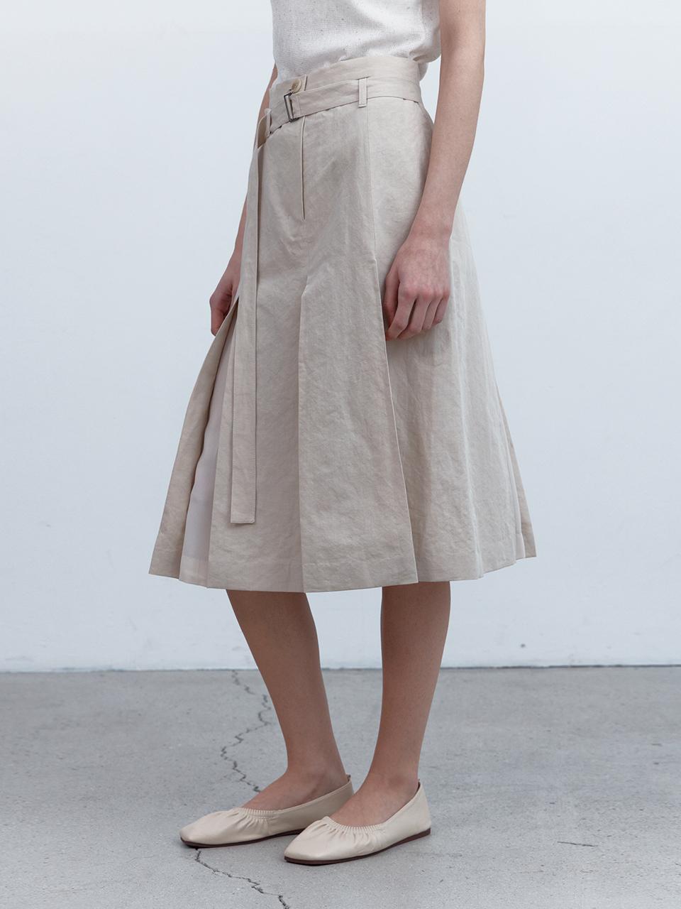 PUBLICKA X ANOUK SKIRT [LIGHT BEIGE]