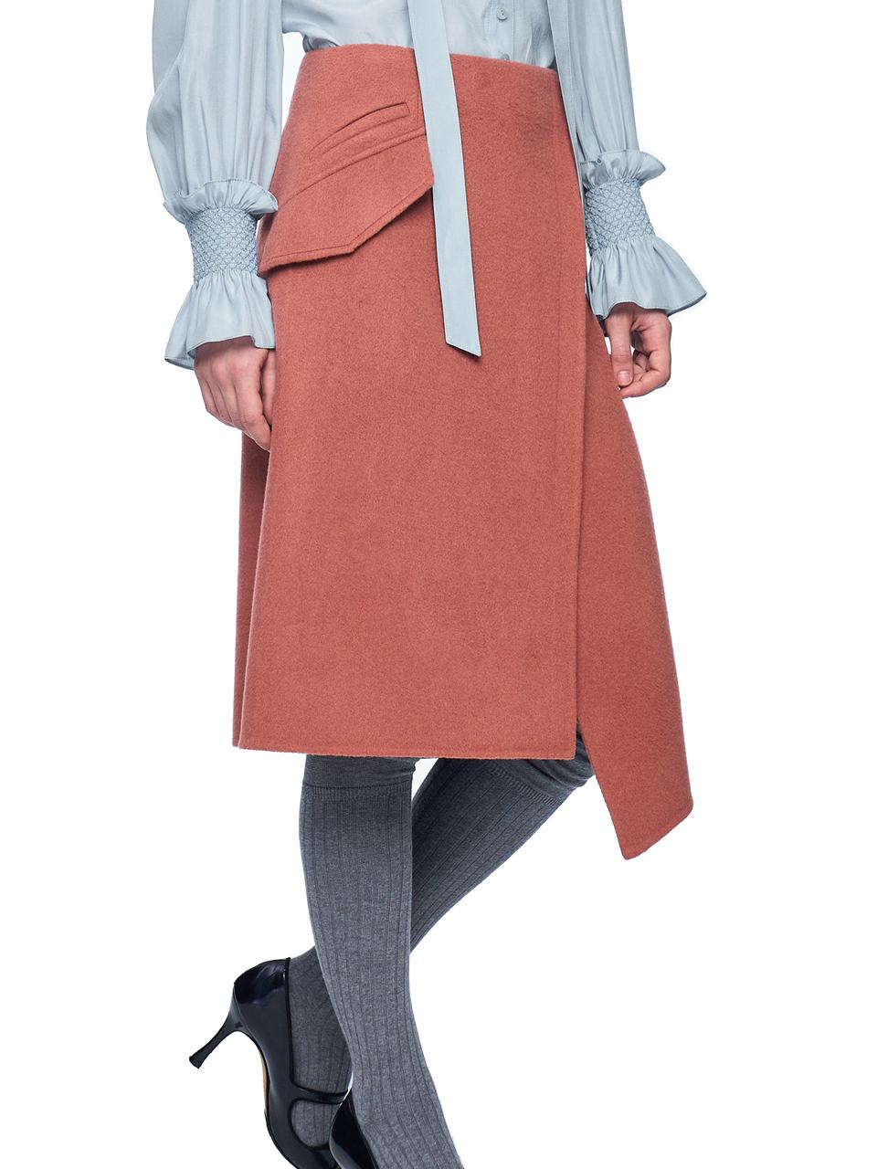 PUBLICKA X BJORN SKIRT, DUSTY DARK ROSE