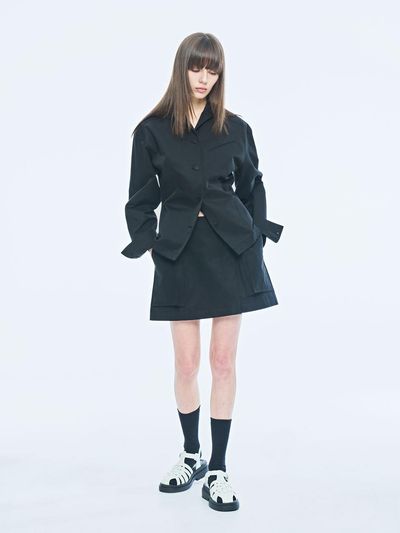 PUBLICKA X DMYTRO SKIRT, BLACK