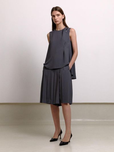 PUBLICKA X ELBADI HALF PANTS, GRAY