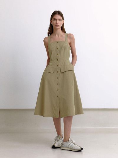 PUBLICKA X ELFNA DRESS, CAMEL