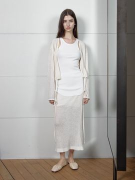PUBLICKA X JARDIN SKIRT [IVORY]