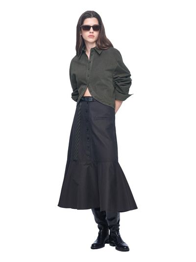 PUBLICKA X JOLANDE SKIRT, BLACK BROWN