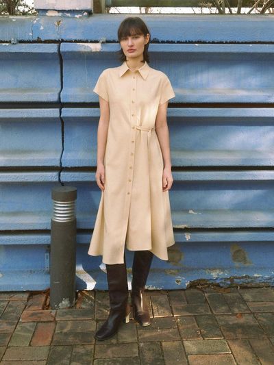 PUBLICKA X MASON DERESS, LIGHT YELLOW