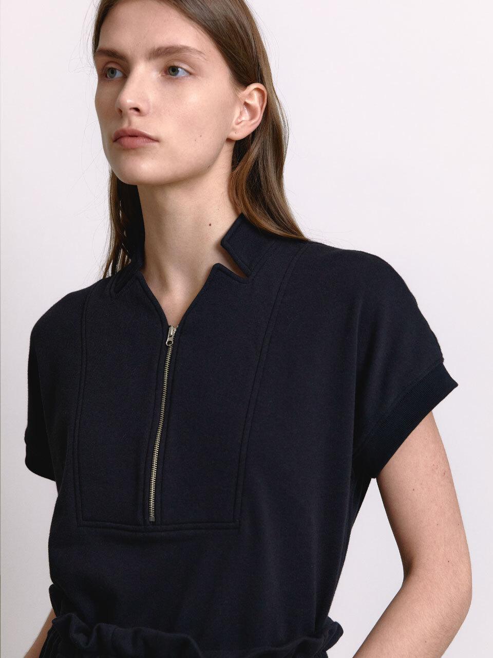 PUBLICKA X MERZOO TOP, BLACK