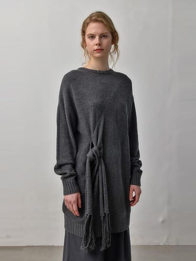 PUBLICKA X SAGE KNIT DRESS, GRAY