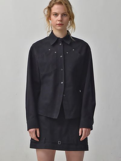 PUBLICKA X SKYE SHIRT, BLACK