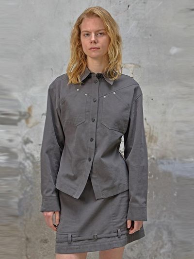 PUBLICKA X SKYE SHIRT, KHAKI