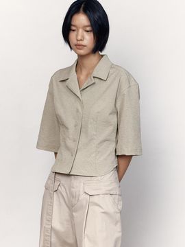 PUBLICKA X SONIA SHIRT [LIGHT KHAKI]