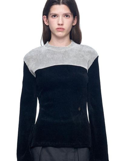 PUBLICKA X SSASA FLARE TOP, BLACK