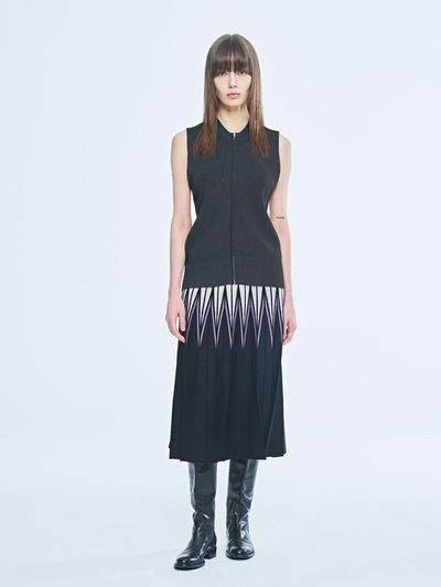 PUBLICKA X ZABAR KNIT SKIRT, PURPLE