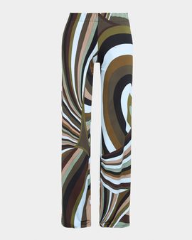 Pucci Iride Jersey Straight-Leg Pull-On Pants