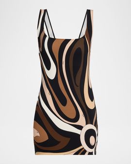 Pucci Marmo Jersey Sleeveless Mini Dress