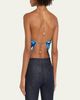 Pucci Men's Silk Twill Orchidee-Print Halter-Chain Top - 3