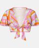 Pucci Pucci Angoli jersey satin crop top - 1